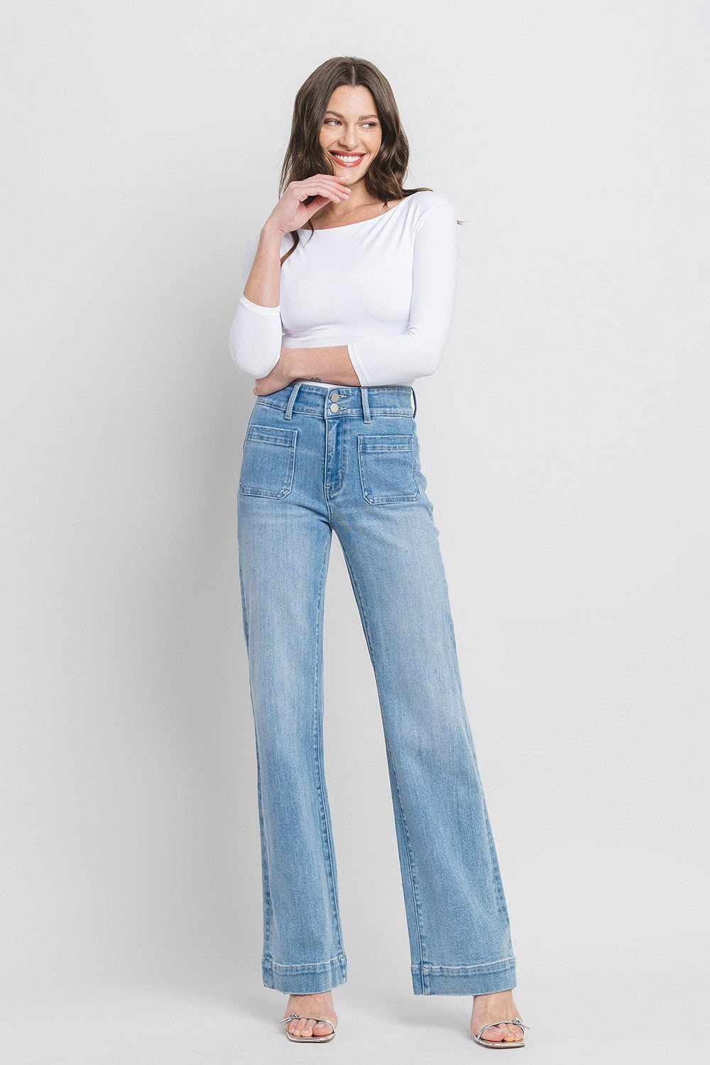 Laney Vintage Super High Rise Flare Jeans