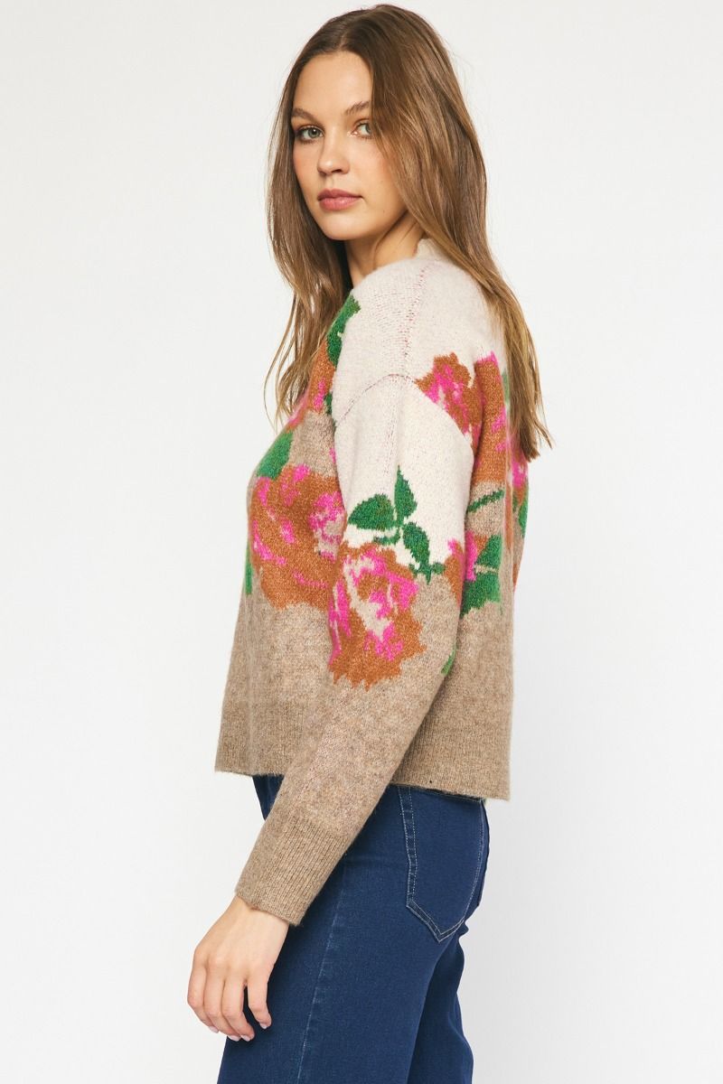 Lelani Flower Sweater