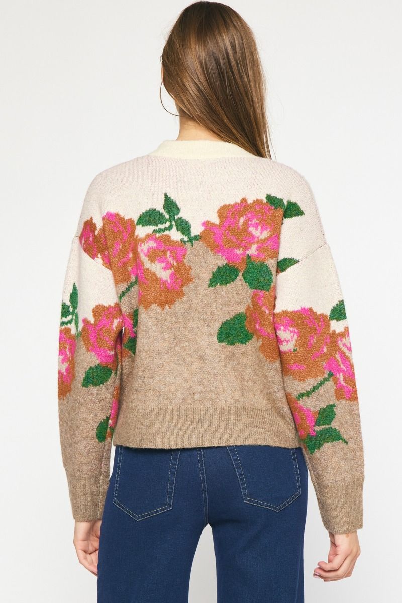 Lelani Flower Sweater