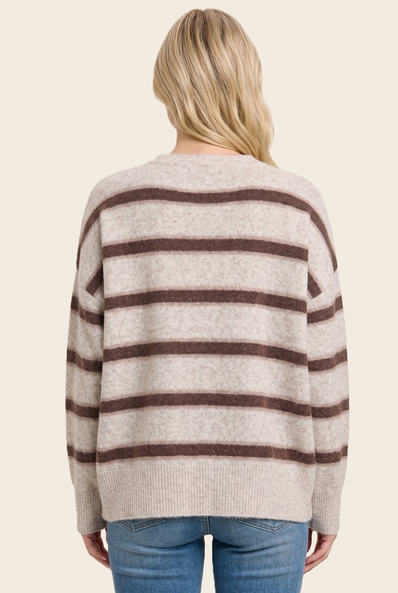 Lilibet Wide Stripe Sweater