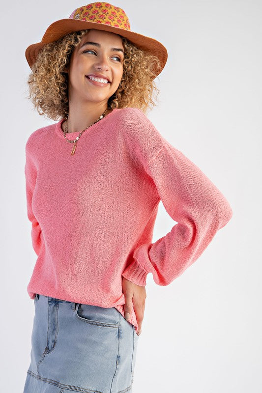 Lilly Long Sleeve Knit Sweater FINAL SALE