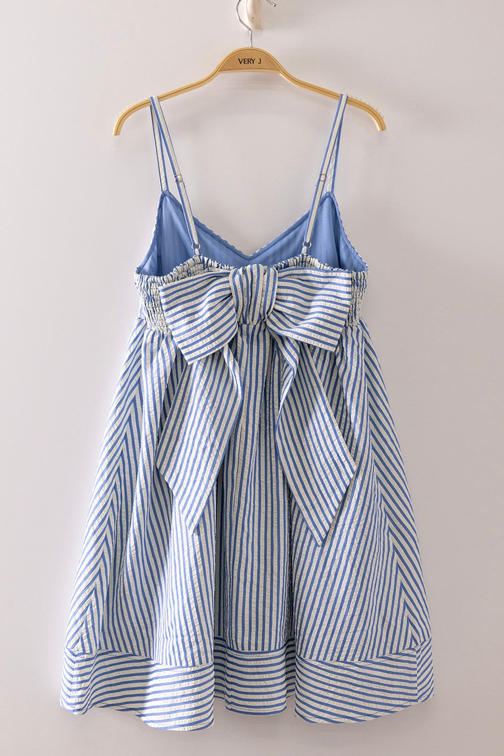 Lindsay Stripe Bow Dress