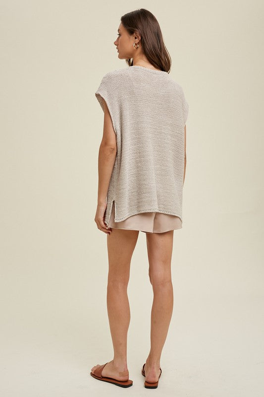 Maribel Cap Sleeve Sweater