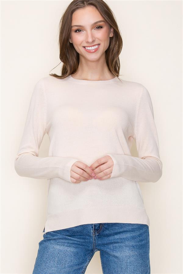 Marie Long Sleeve Crew Neck