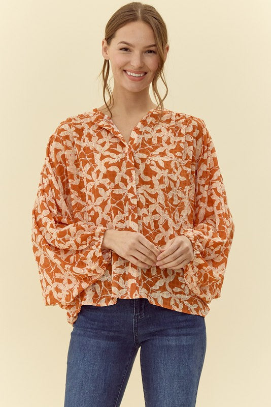 Megan Fall Floral Top