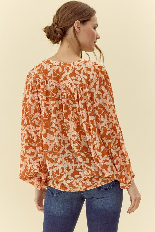 Megan Fall Floral Top