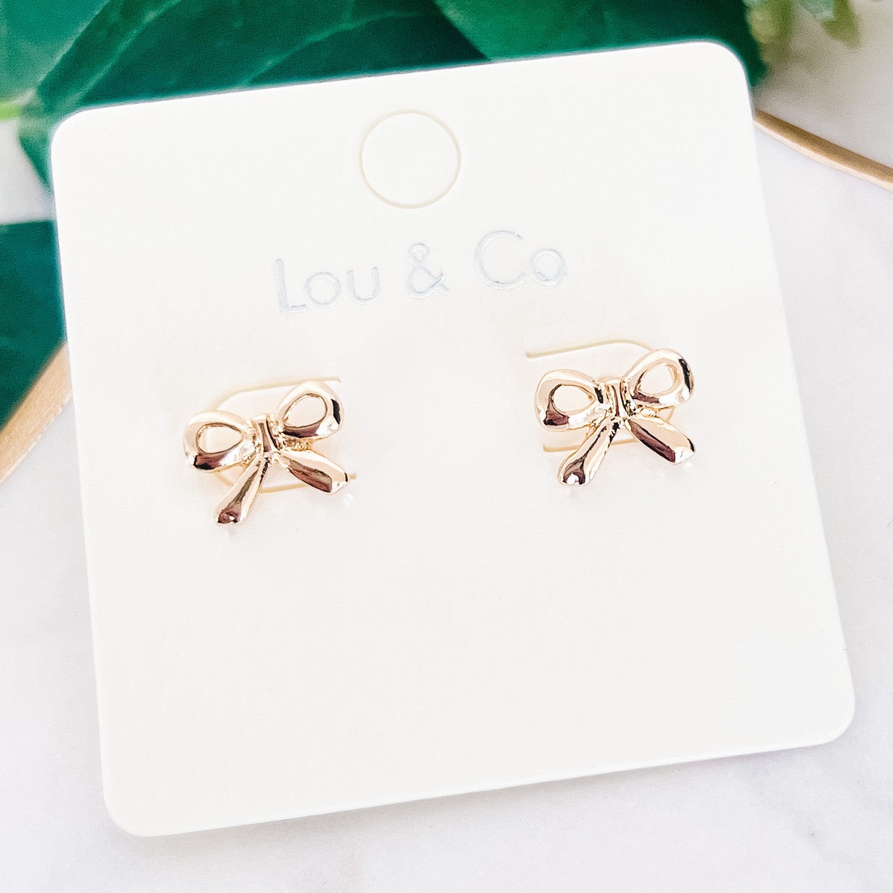 Mini Bow Stud Earrings