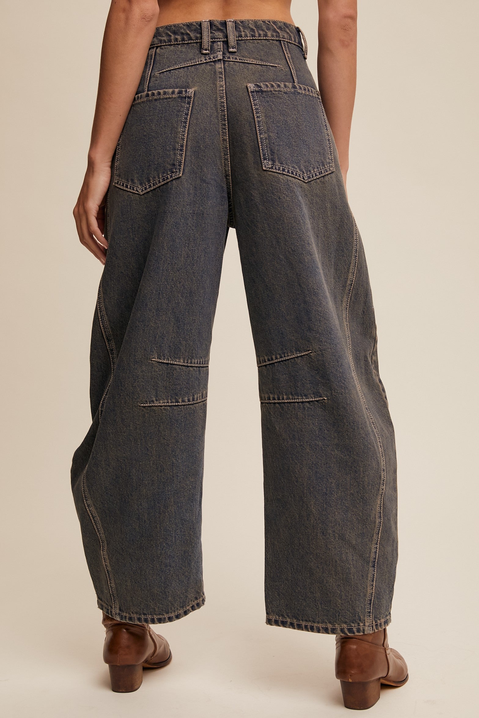 Reagan Baggy Barrel Jeans