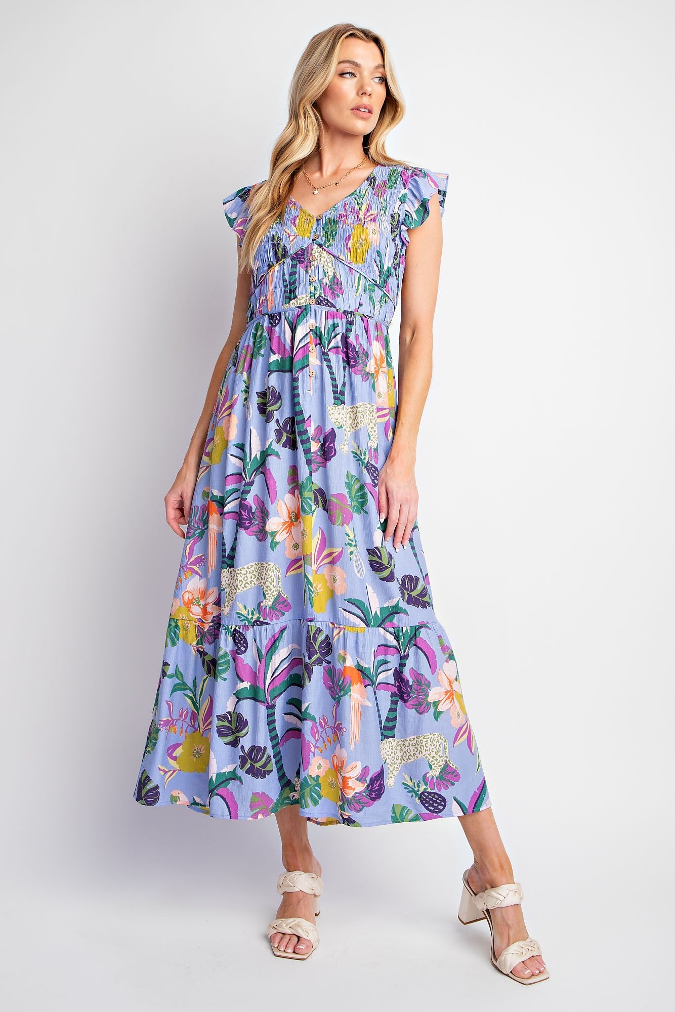 Remy Floral Smocked Maxi Dress