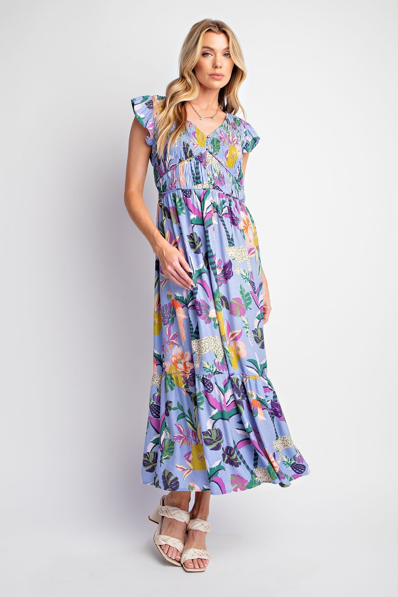 Remy Floral Smocked Maxi Dress