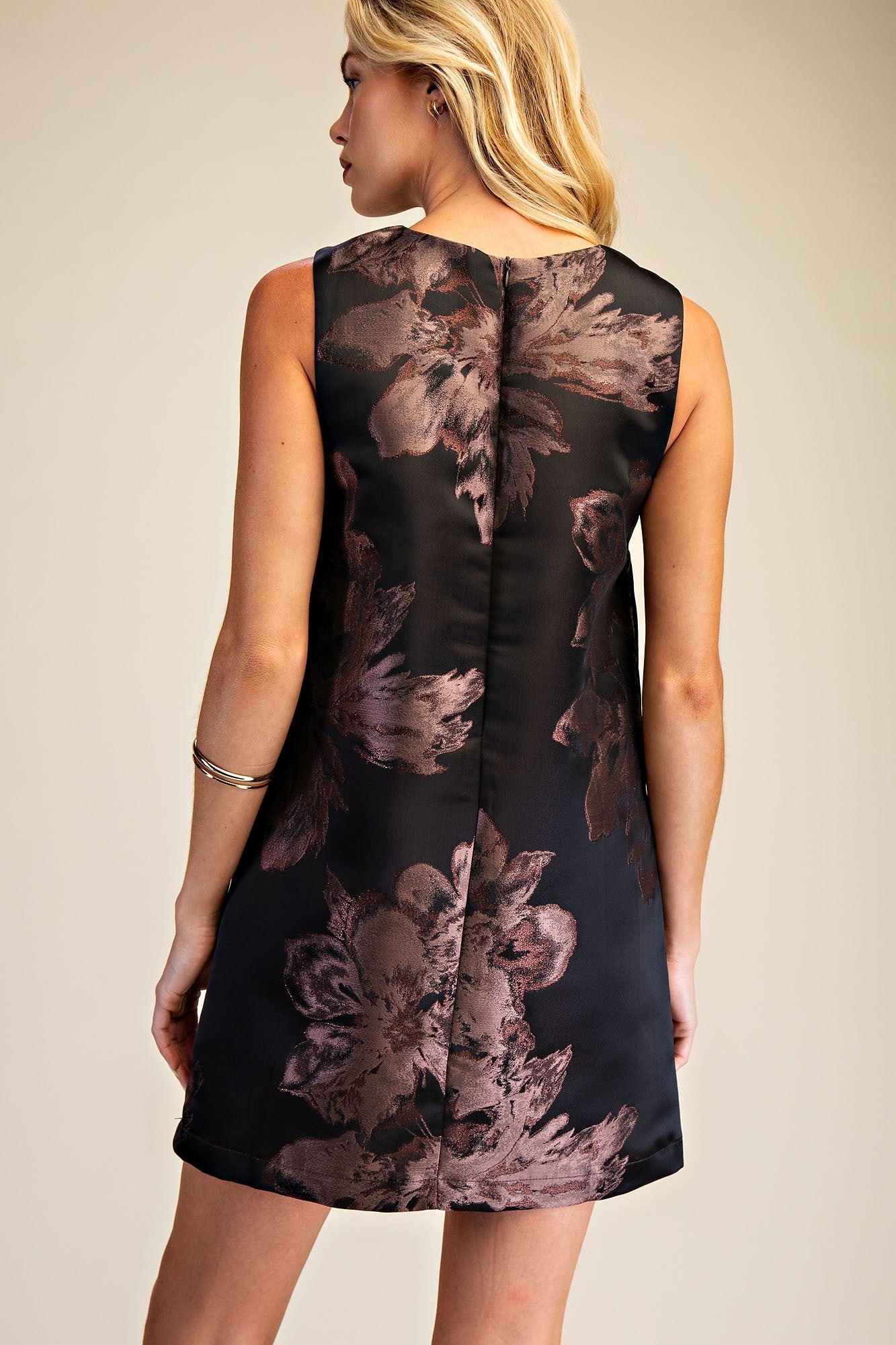 Rosalie Floral Brocade Dress