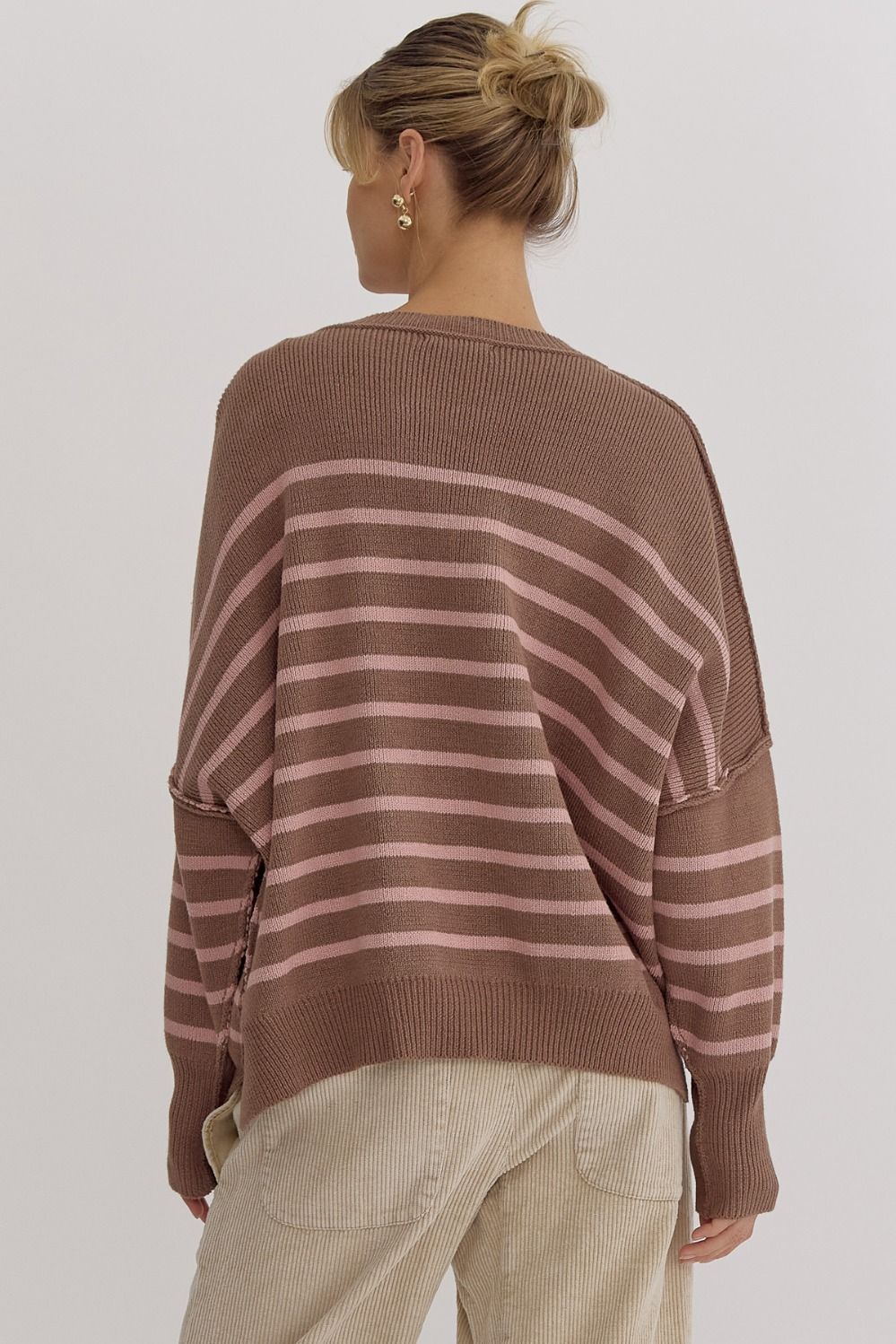 Rosalie Striped Oversized Sweater