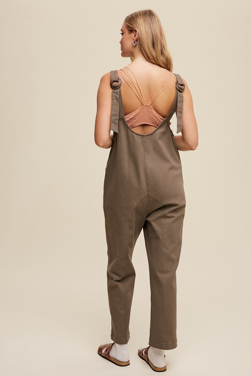 Rue Scooped Front Pocket Overalls