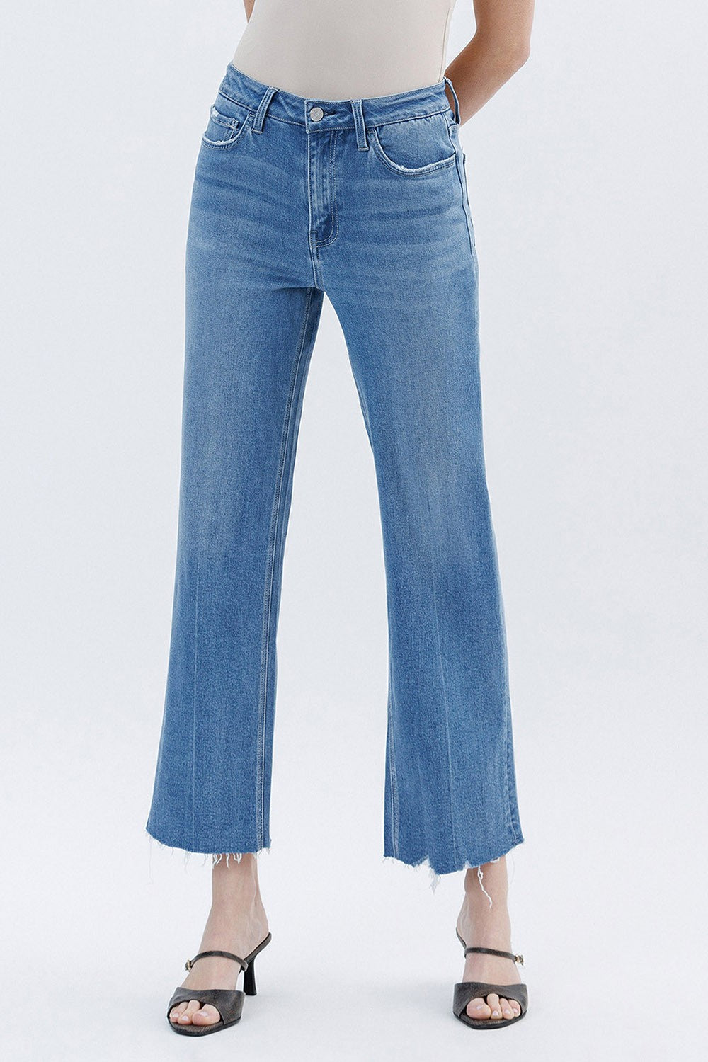 Sofia Slim Wide Ankle Jeans