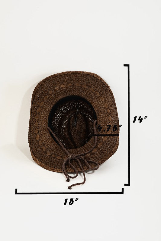 Straw Weave Cowboy Hat