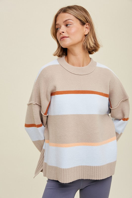Tobi Multi Stripe Sweater FINAL SALE