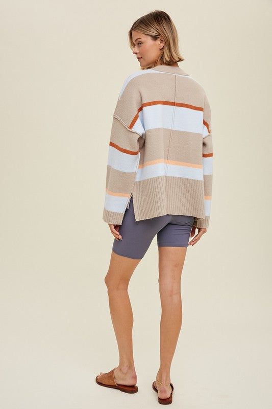 Tobi Multi Stripe Sweater FINAL SALE