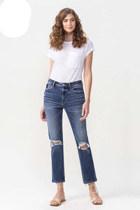 Tricia Straight Distressed Jeans