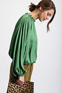 Verice Pleated Bubble Top