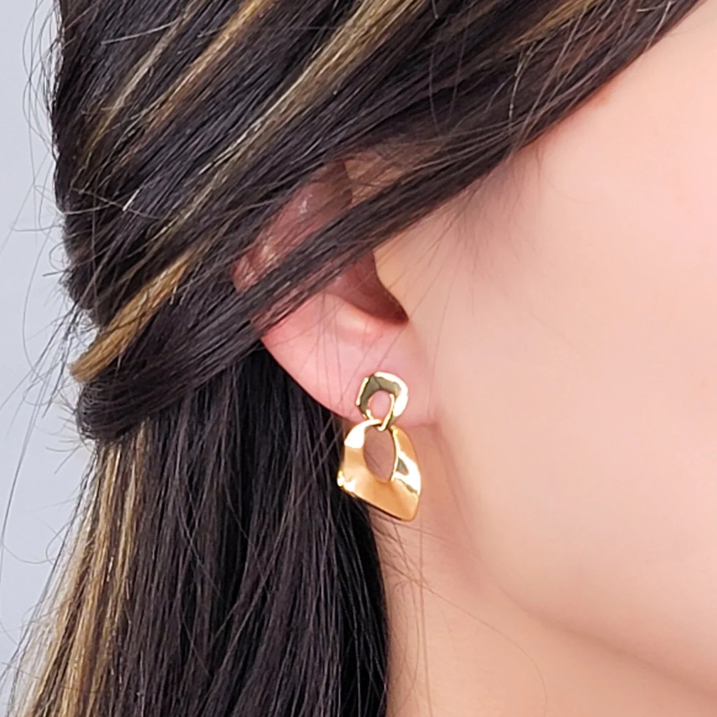 Abstract Cutout Dangle Earrings