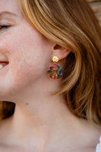 Addy Earrings Jewel Stained Glass