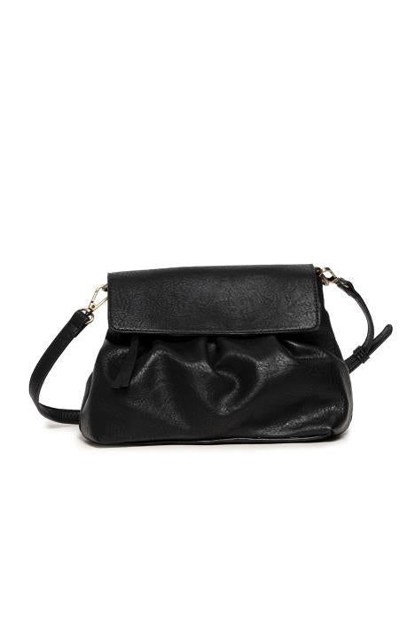 Adrienne Pleated Flap Crossbody