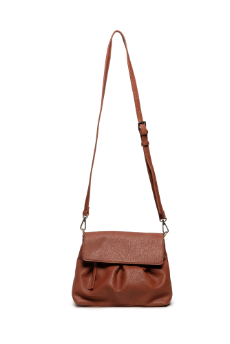 Adrienne Pleated Flap Crossbody