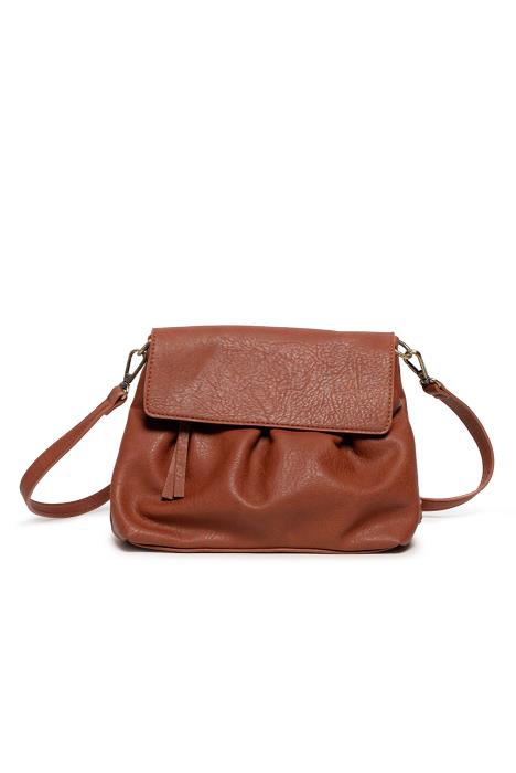 Adrienne Pleated Flap Crossbody