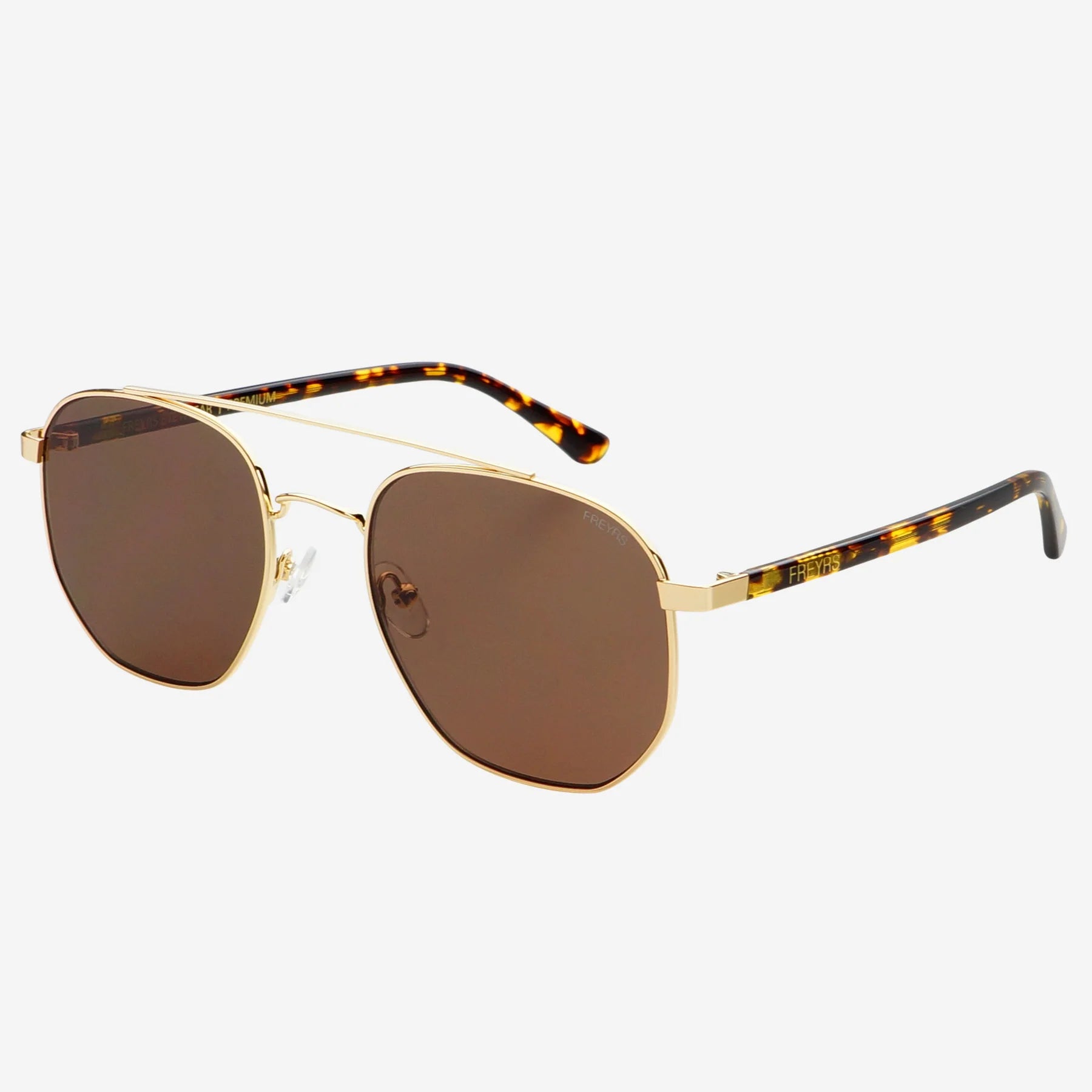 Austin Sunglasses Gold/Brown