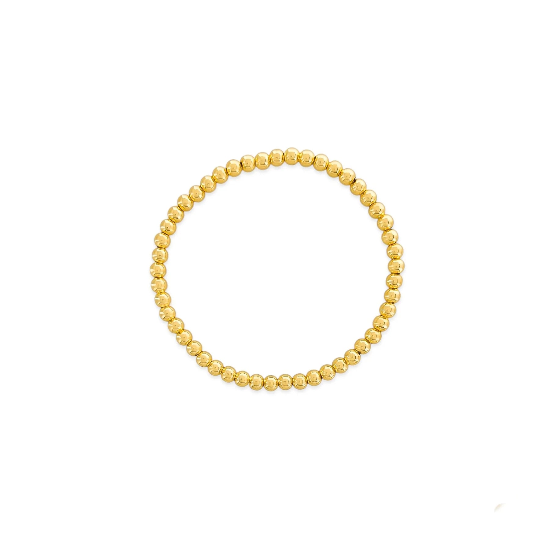 Mini Gold Bead Stretch Bracelet