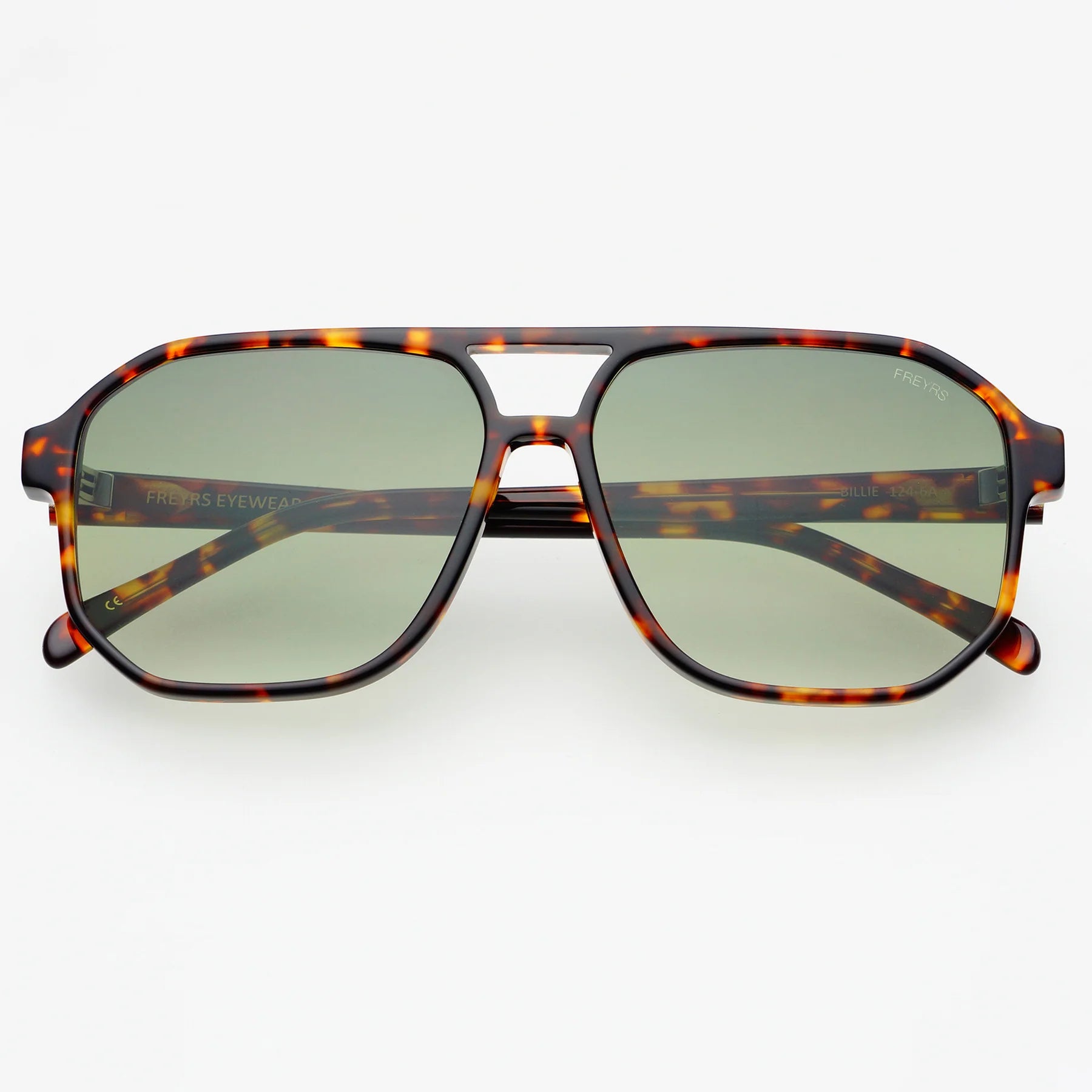 Billie Sunglasses Tort/Green