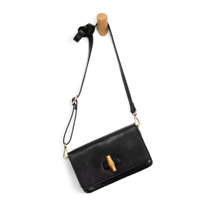 Bonnie Bamboo Lock Crossbody FINAL SALE