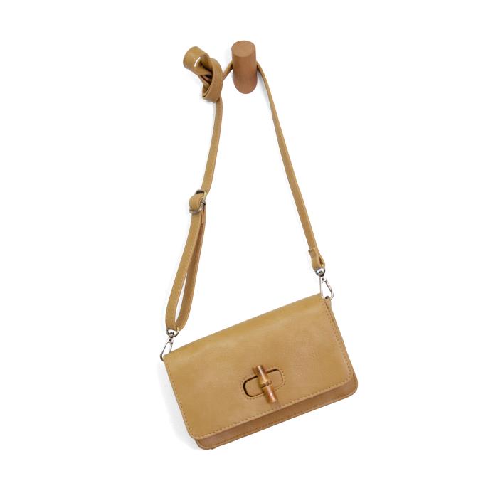 Bonnie Bamboo Lock Crossbody FINAL SALE