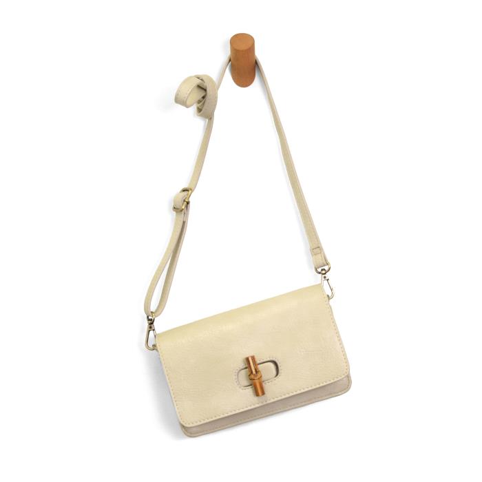 Bonnie Bamboo Lock Crossbody FINAL SALE