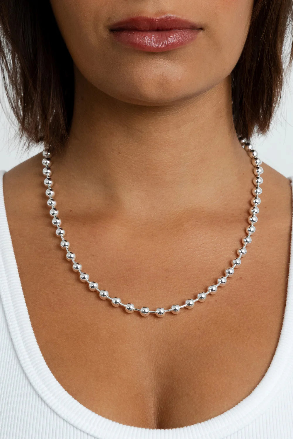 Boston Necklace Silver