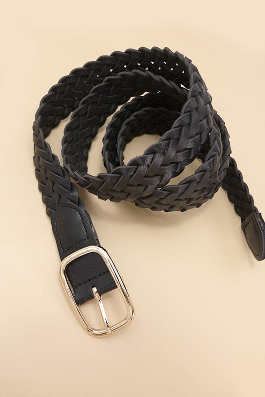 Braided Leather Belt