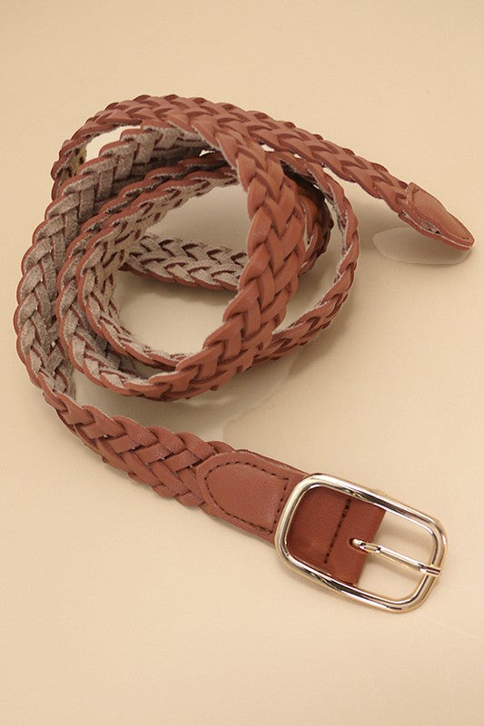 Braided Leather Belt
