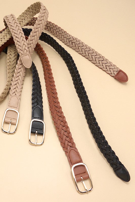 Braided Leather Belt