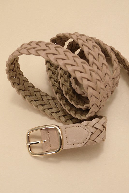 Braided Leather Belt