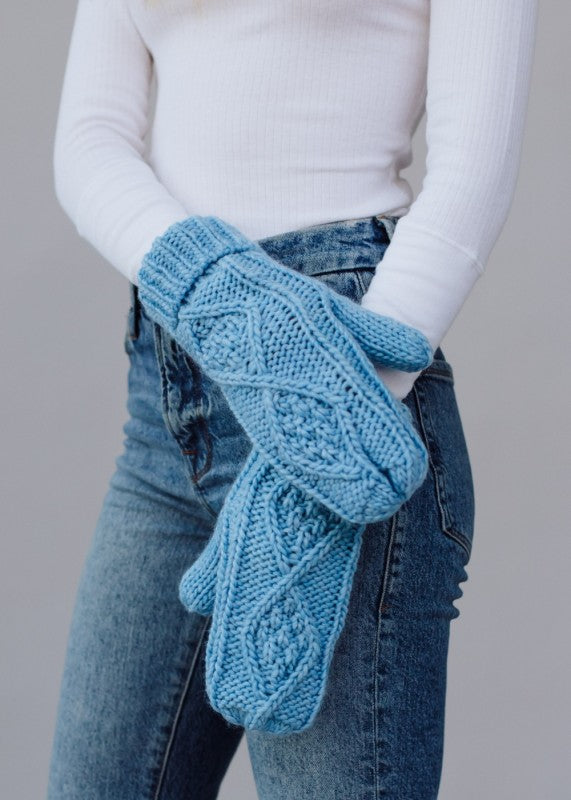 Cable Knit Mittens