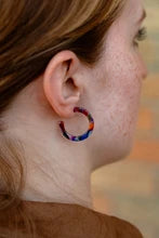 Cam Mini Hoops Jewel Stained Glass