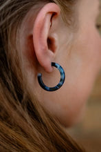 Cam Mini Hoops Midnight Marble