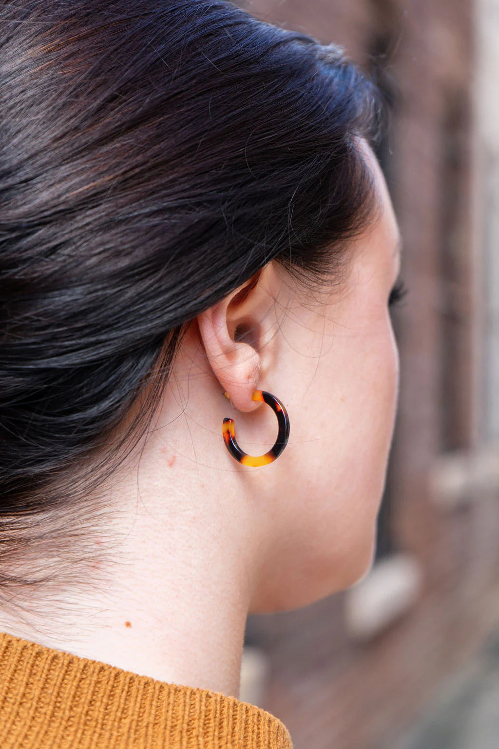 Cam Mini Hoops Tortoise