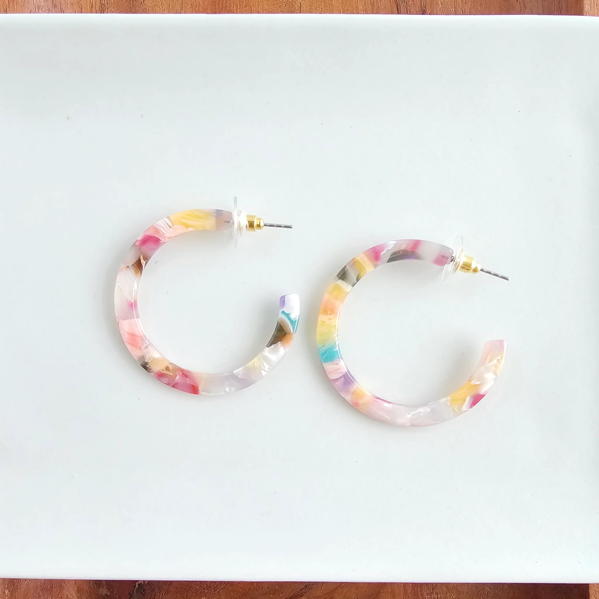 Camy Hoop Earrings - Mosaic