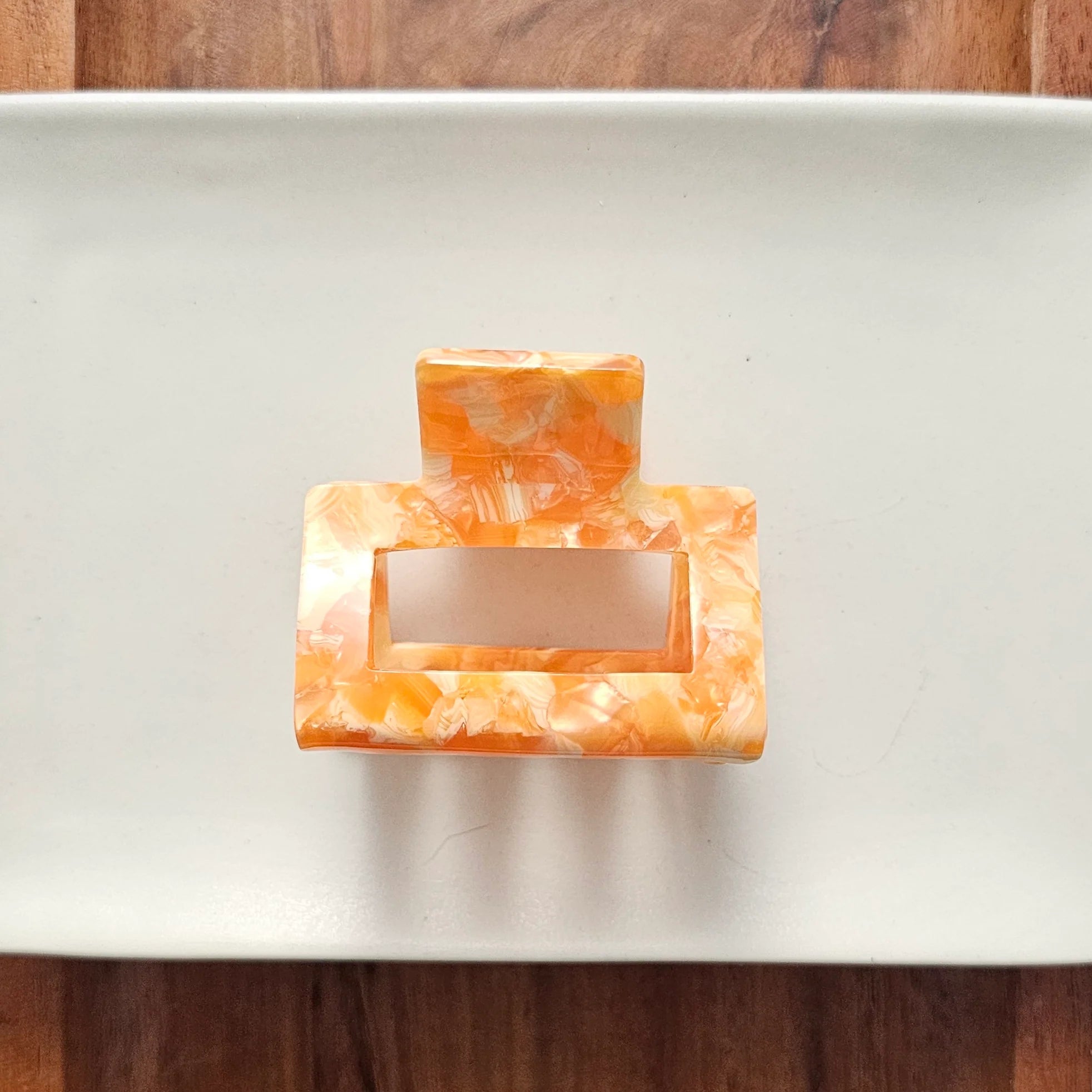 Carly Hair Claw- Orange