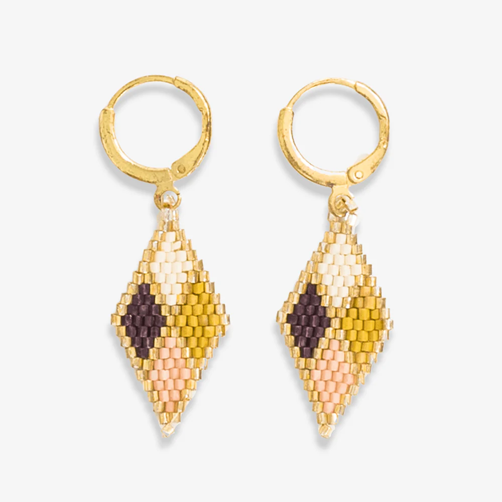 Carmen Mini Diamond Drop Earrings Jaipur