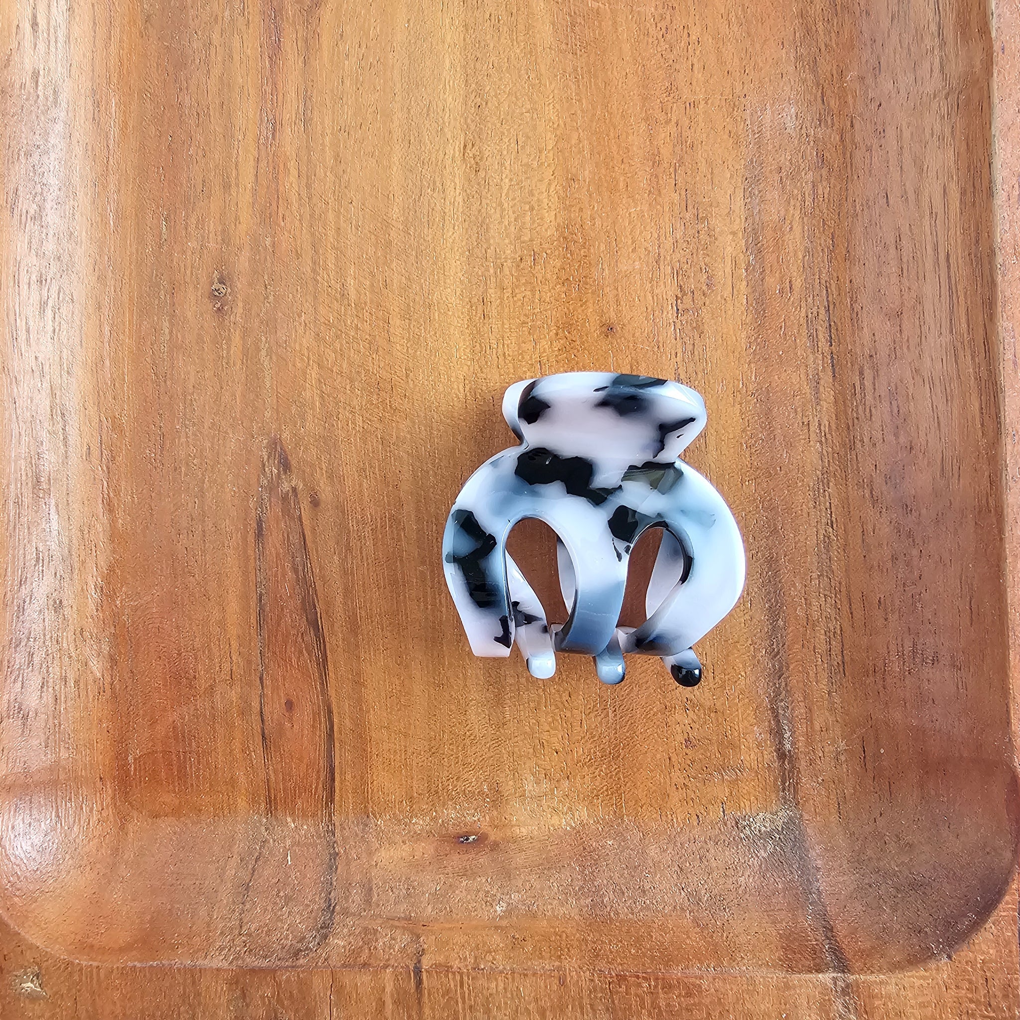 Claire Mini Hair Snow Tortoise