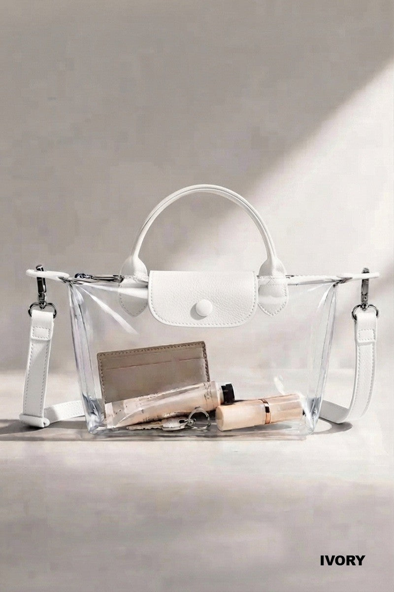 Clear Flap Handbag