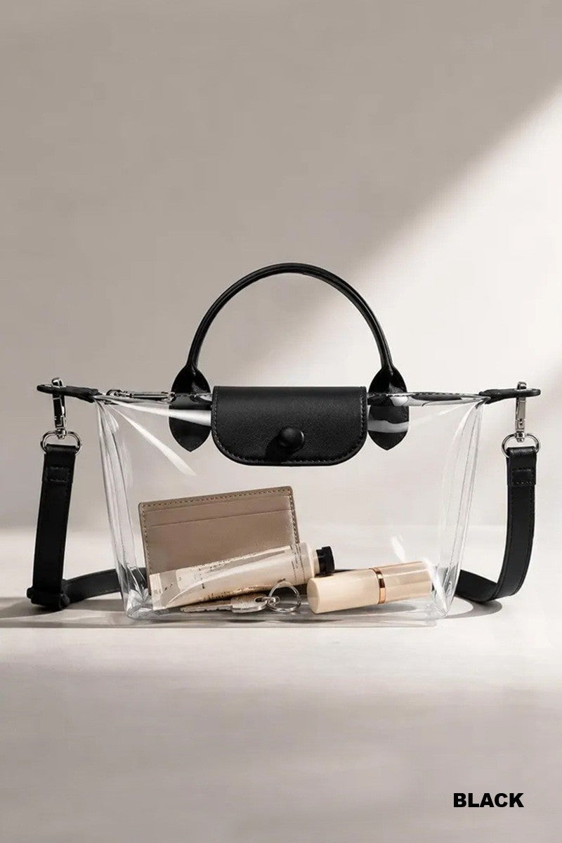 Clear Flap Handbag