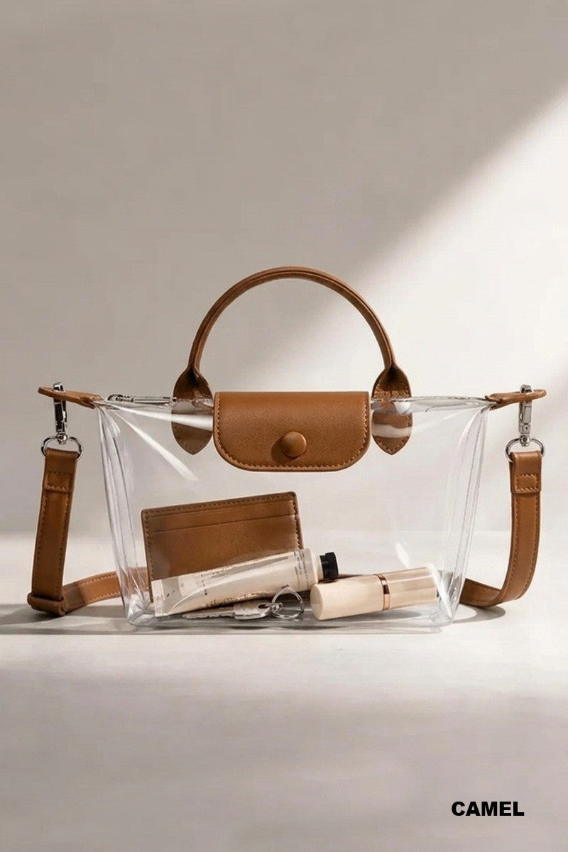 Clear Flap Handbag